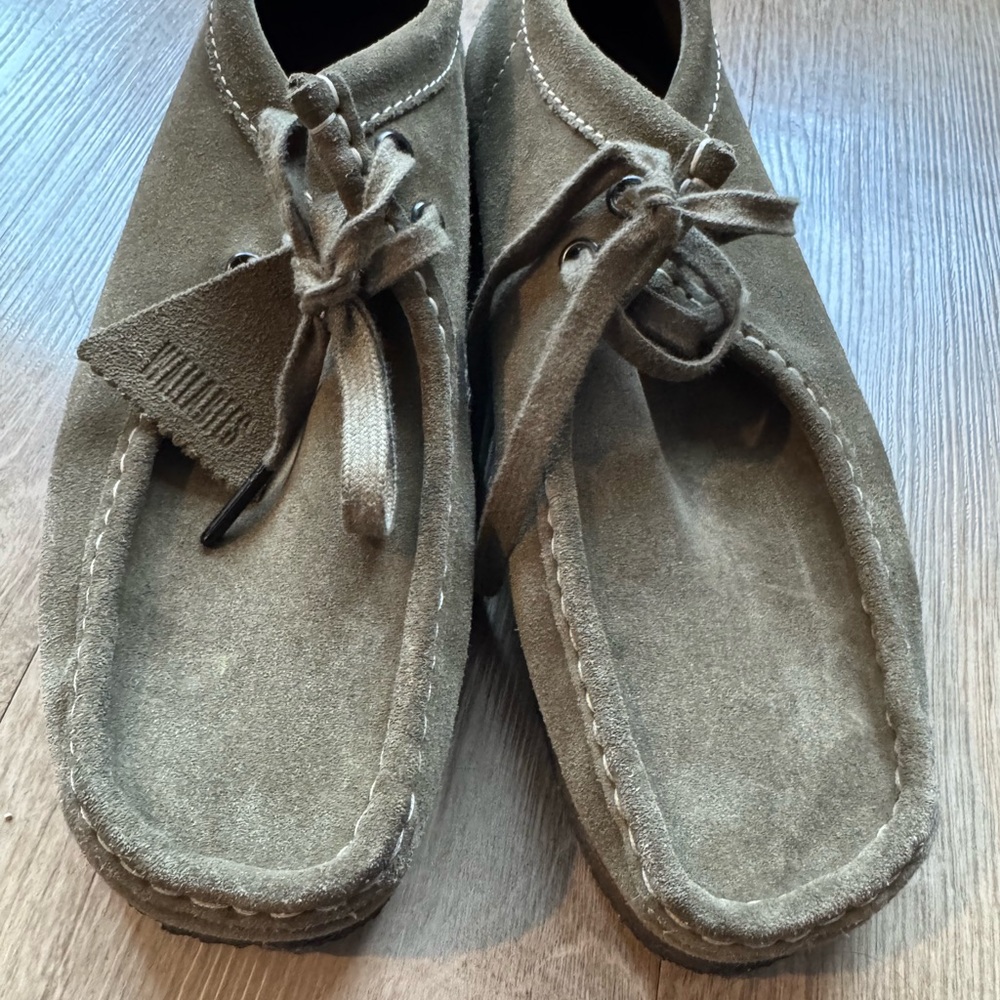 Clark’s Originals Men’s Wallabees Olive Green Suede